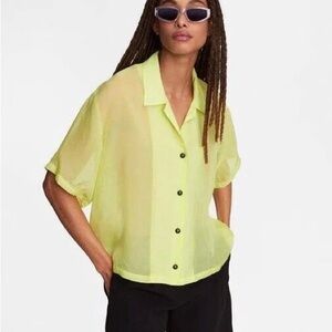 Rag and Bone Sheer Blouse Size XS